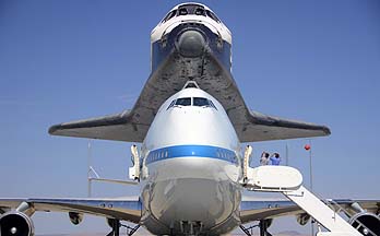 Space Shuttle Endeavour at NASA Dryden Flight Research Center, September 20, 2012